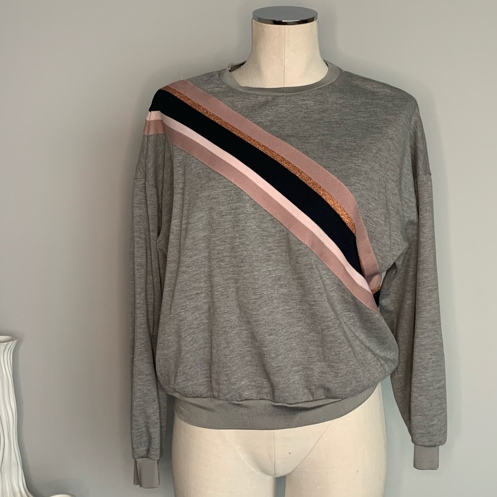 Gray Crew Neck